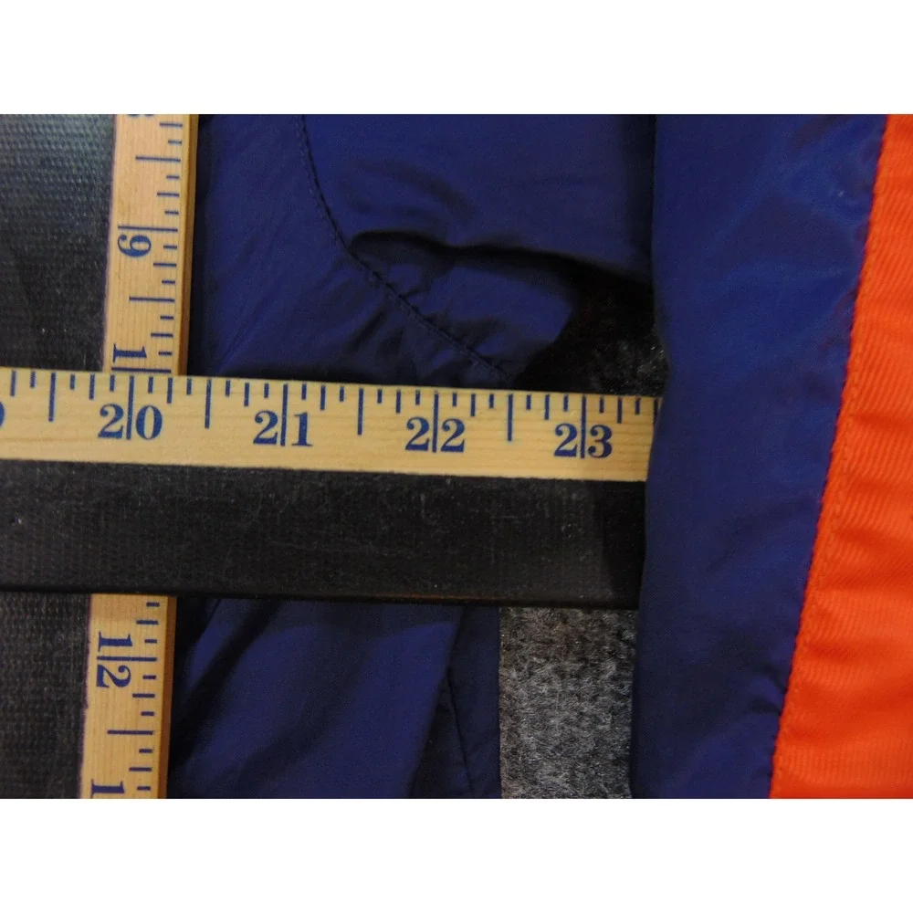 Nike Men's Windbreaker Jacket in Navy Blue and Orange